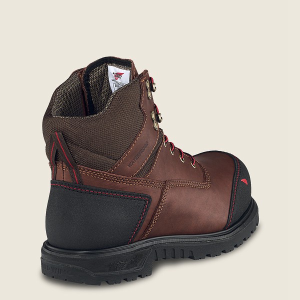 Red Wing Safety Boots Brnr Xp - 6-inch Waterproof Csa Toe - Brown/Black - Mens IAY180673